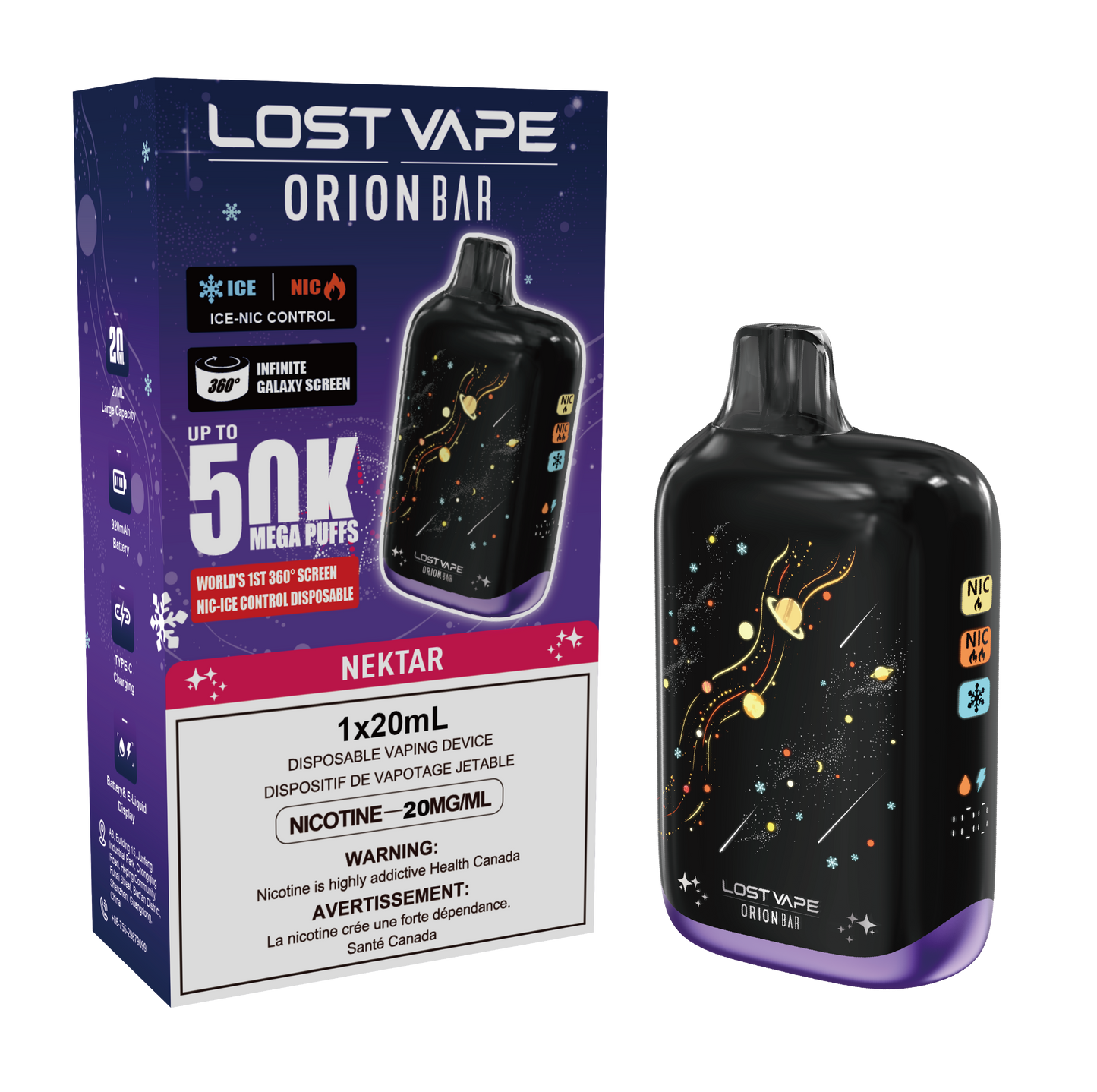 LOST VAPE ORION BAR 50K DISPOSABLE VAPE (ALBERTA)