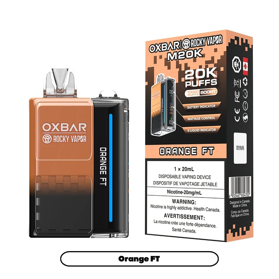 ROCKY VAPOR OXBAR M20K DISPOSABLE VAPE (ALBERTA)