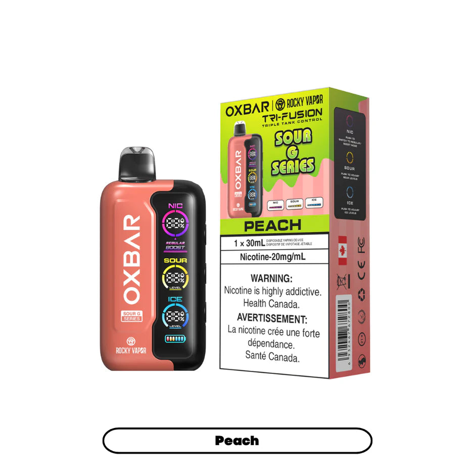ROCKY VAPOR OXBAR TRI FUSION DISPOSABLE VAPE (ALBERTA)