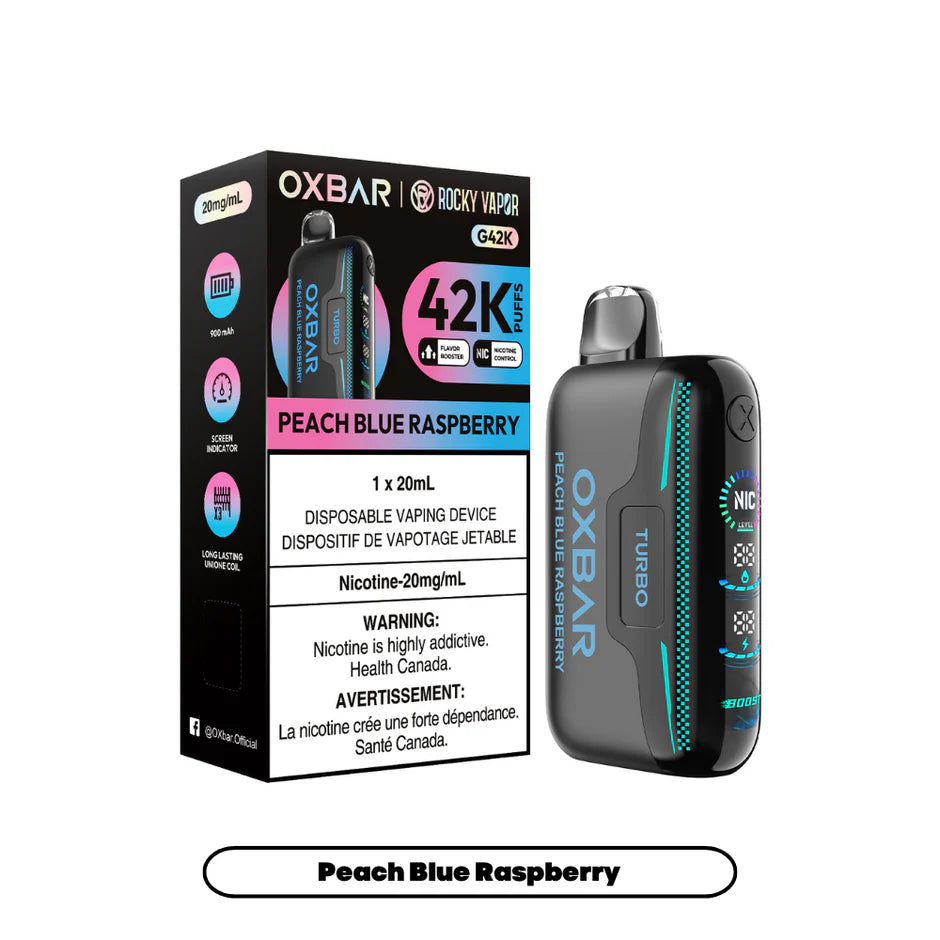 ROCKY VAPOR OXBAR G42K DISPOSABLE VAPE (ALBERTA)