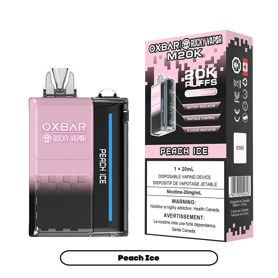 ROCKY VAPOR OXBAR M20K DISPOSABLE VAPE (ALBERTA)