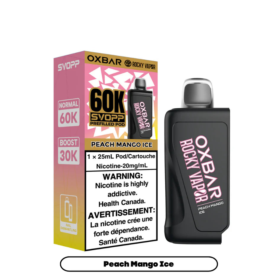 SVOPP ROCKY VAPOR OXBAR 60K POD (ALBERTA)