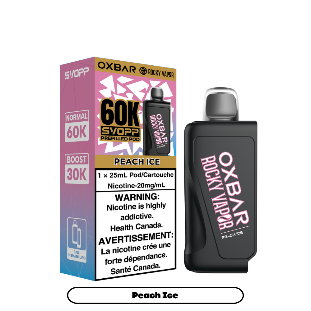 SVOPP ROCKY VAPOR OXBAR 60K POD (ALBERTA)