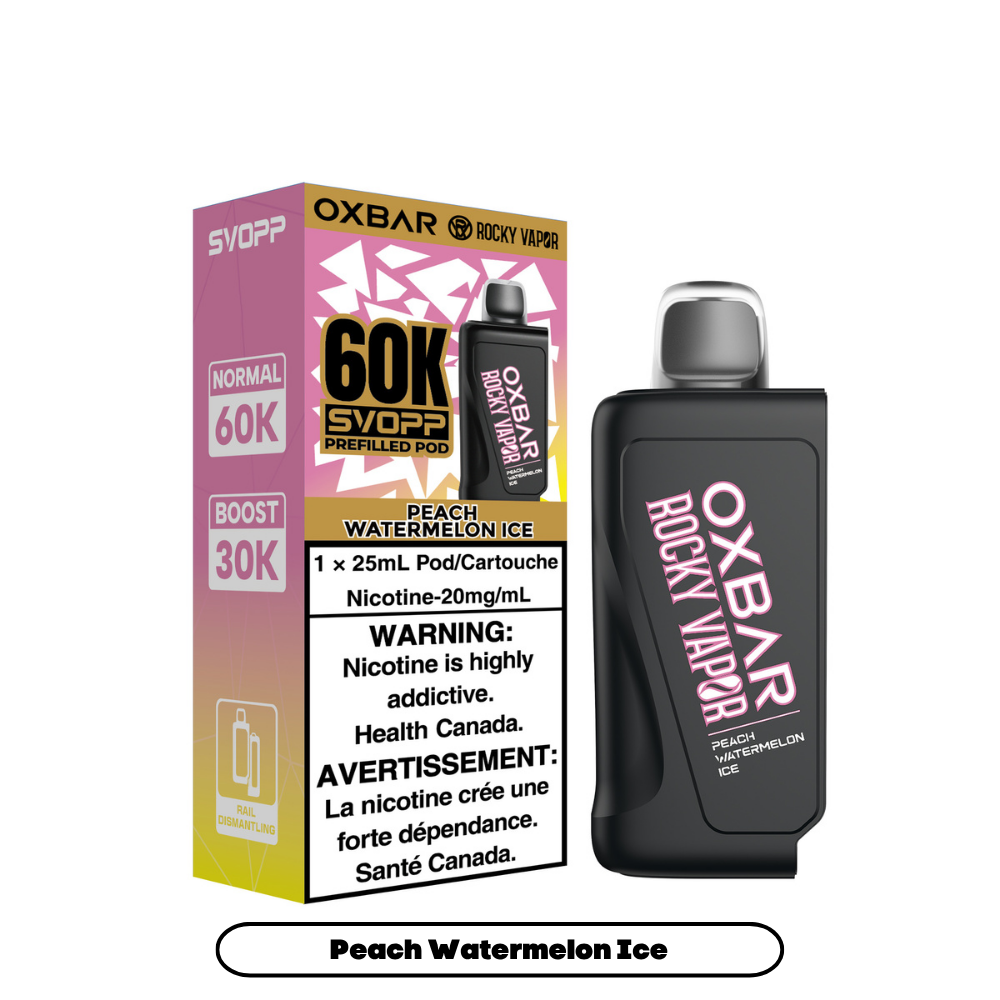SVOPP ROCKY VAPOR OXBAR 60K POD (ALBERTA)
