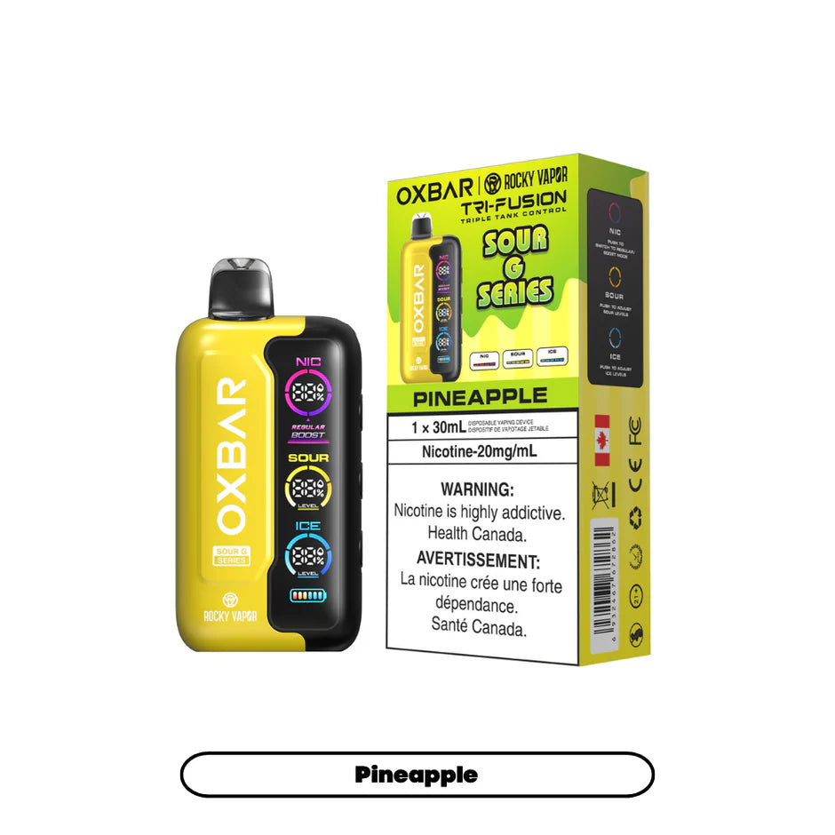 ROCKY VAPOR OXBAR TRI FUSION DISPOSABLE VAPE (ALBERTA)