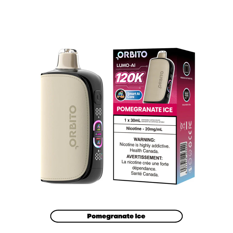 ORBITO LUMO AI 120K DISPOSABLE VAPE (ALBERTA)