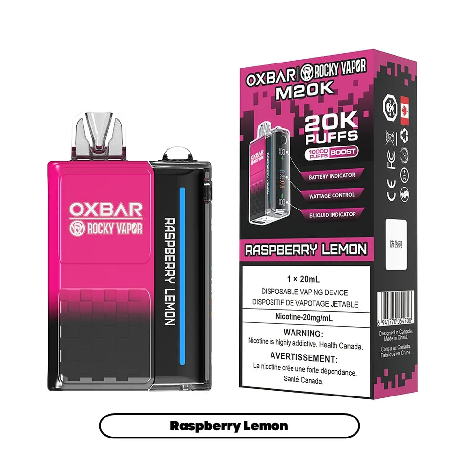 ROCKY VAPOR OXBAR M20K DISPOSABLE VAPE (ALBERTA)