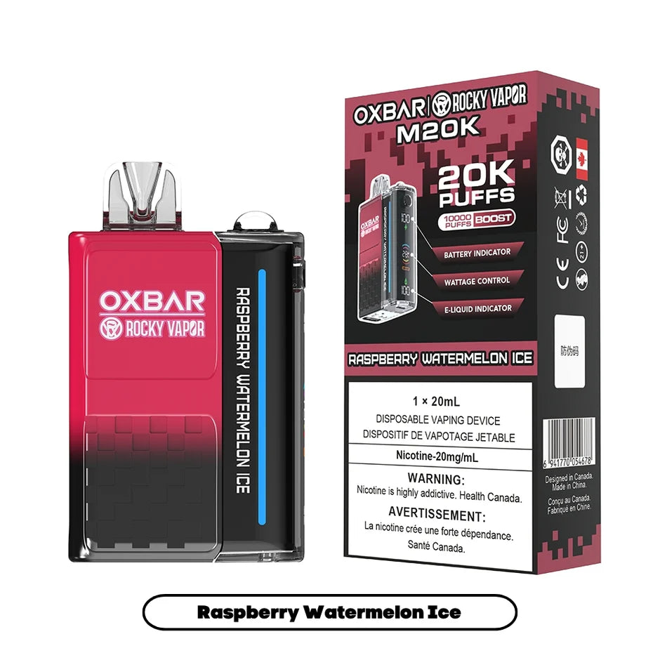 ROCKY VAPOR OXBAR M20K DISPOSABLE VAPE (ALBERTA)