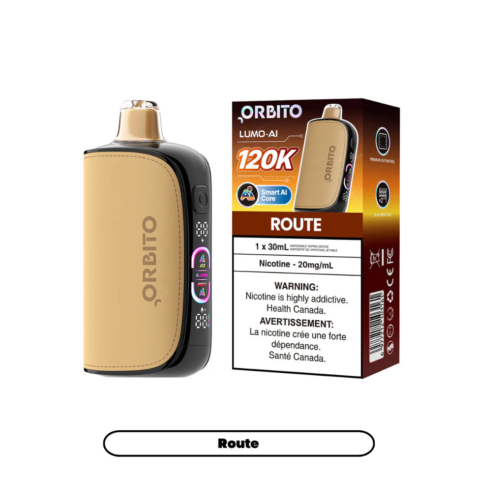 ORBITO LUMO AI 120K DISPOSABLE VAPE (ALBERTA)