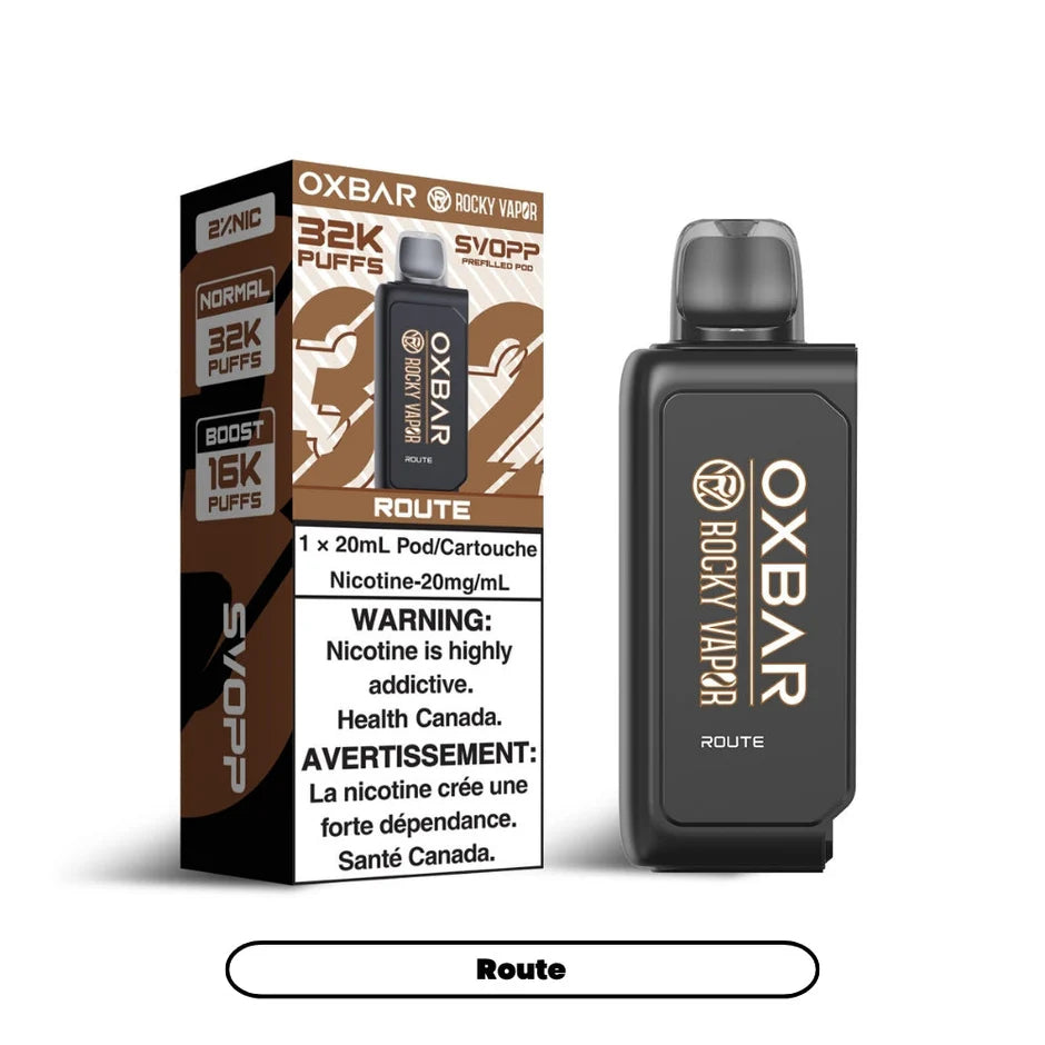 SVOPP ROCKY VAPOR OXBAR 32K POD (ALBERTA)