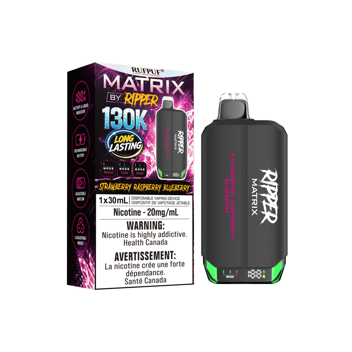 RIPPER MATRIX DISPOSABLE VAPE (ALBERTA)