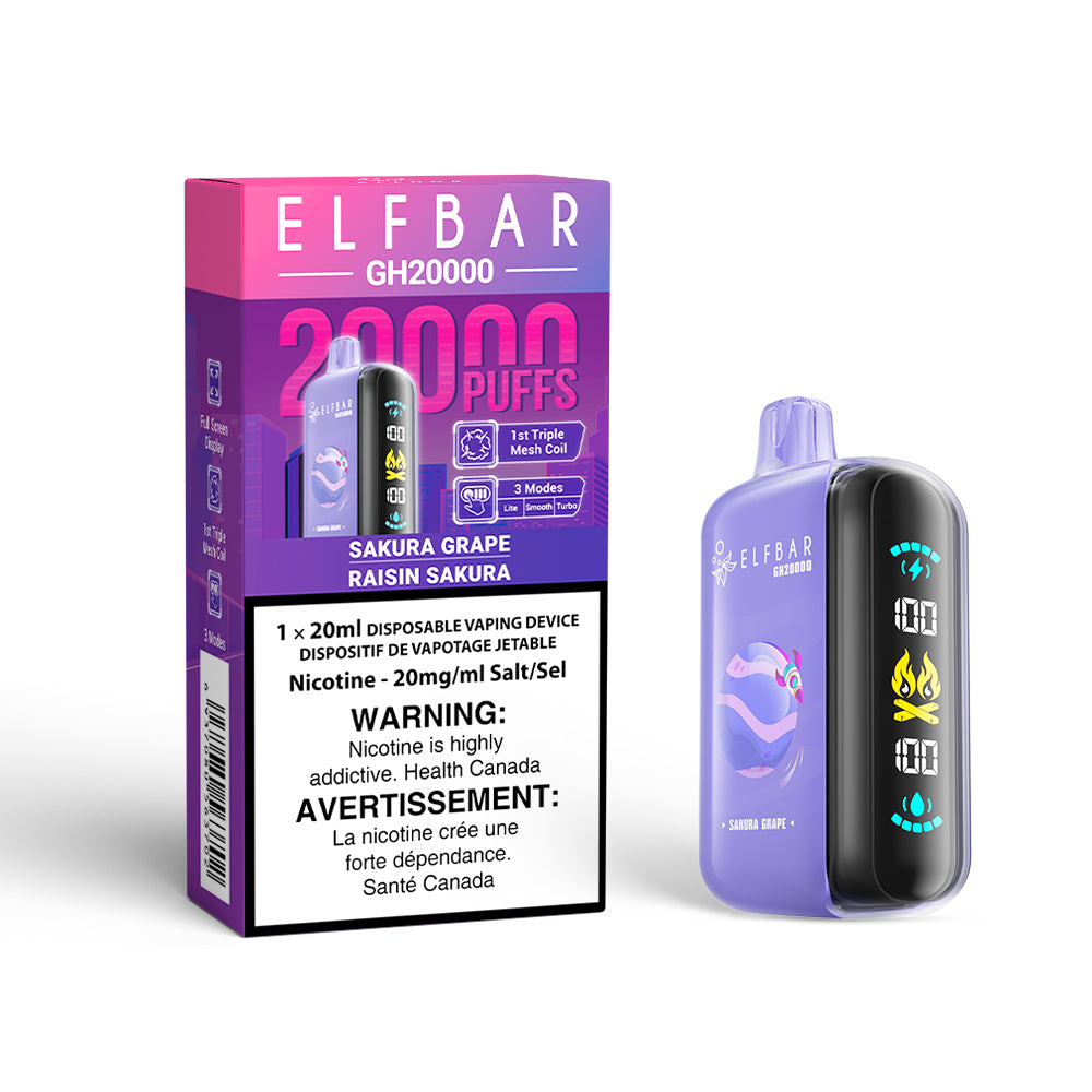 ELF BAR GH20K DISPOSABLE VAPE (ALBERTA)