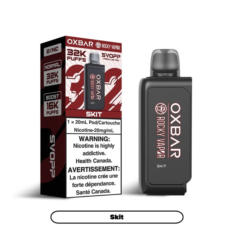 SVOPP ROCKY VAPOR OXBAR 32K POD (ALBERTA)