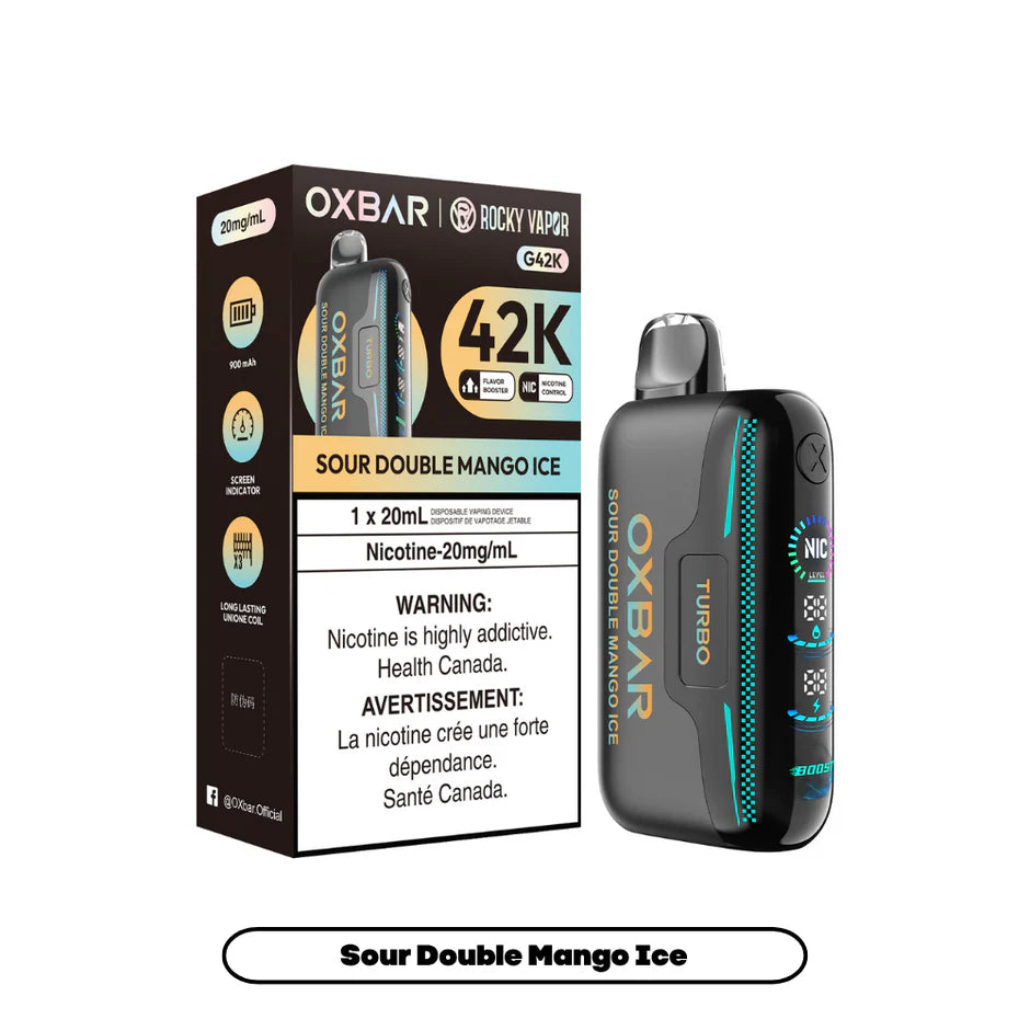 ROCKY VAPOR OXBAR G42K DISPOSABLE VAPE (ALBERTA)
