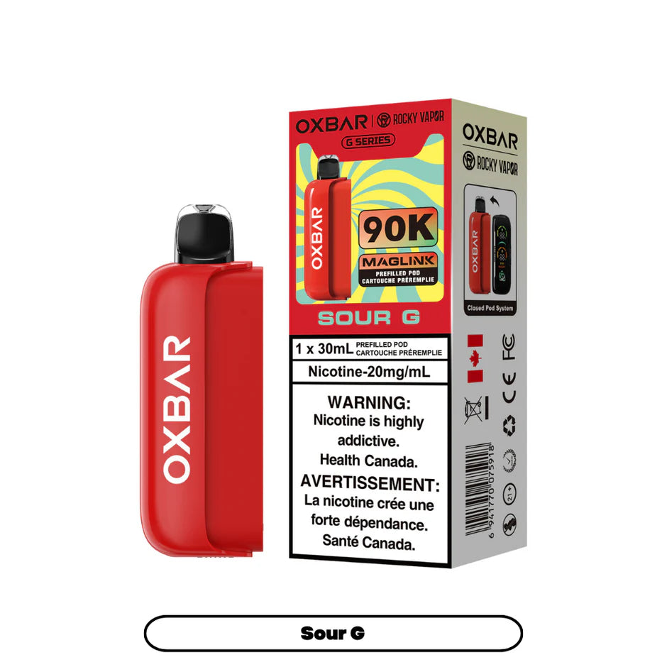 ROCKY VAPOR OXBAR MAGLINK ESSENTIAL SERIES POD (ALBERTA)