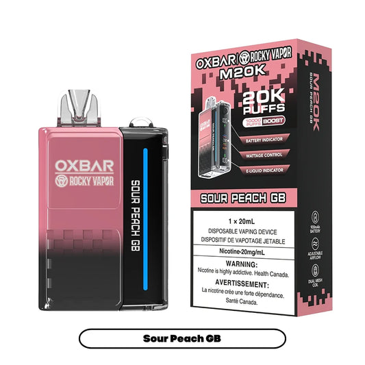ROCKY VAPOR OXBAR M20K DISPOSABLE VAPE (ALBERTA)