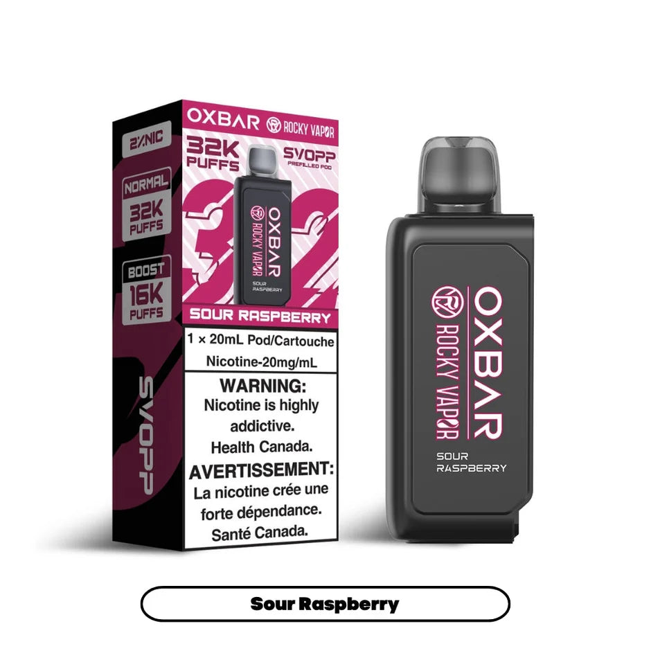 SVOPP ROCKY VAPOR OXBAR 32K POD (ALBERTA)