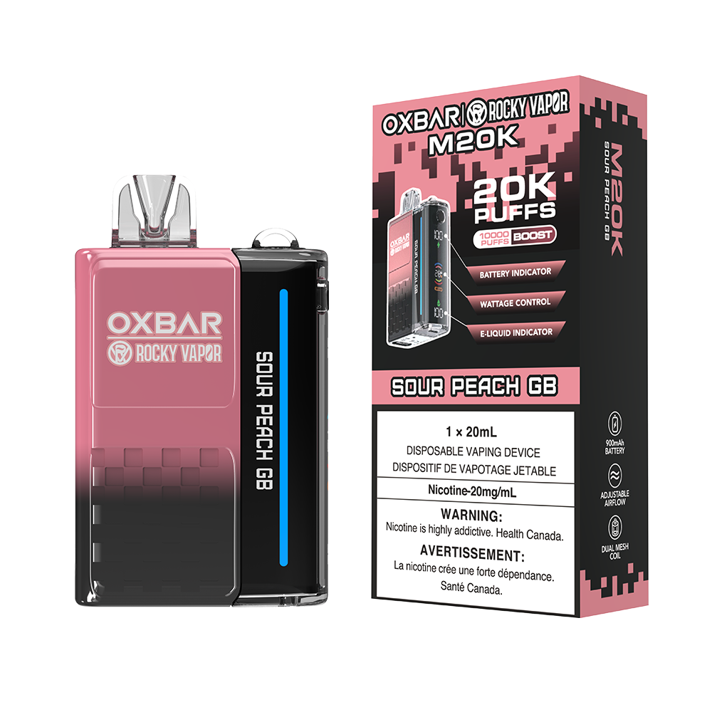 ROCKY VAPOR OXBAR M20K DISPOSABLE VAPE (ALBERTA)