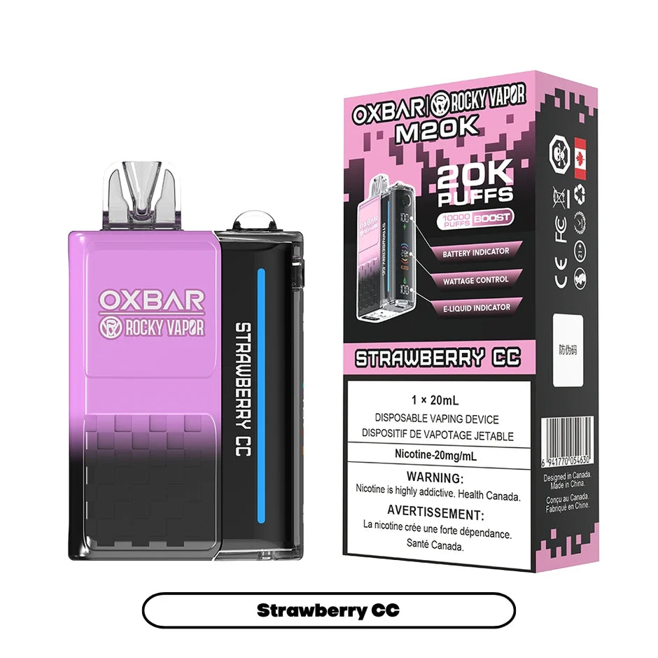 ROCKY VAPOR OXBAR M20K DISPOSABLE VAPE (ALBERTA)