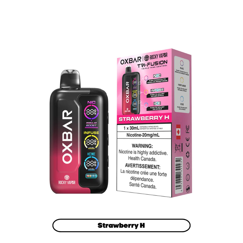 ROCKY VAPOR OXBAR TRI FUSION DISPOSABLE VAPE (ALBERTA)