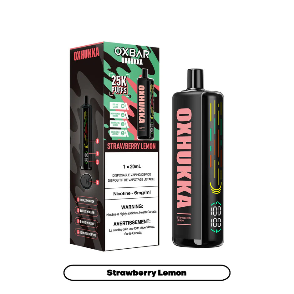 OXBAR OXHUKKA 25K DISPOSABLE VAPE (ALBERTA)