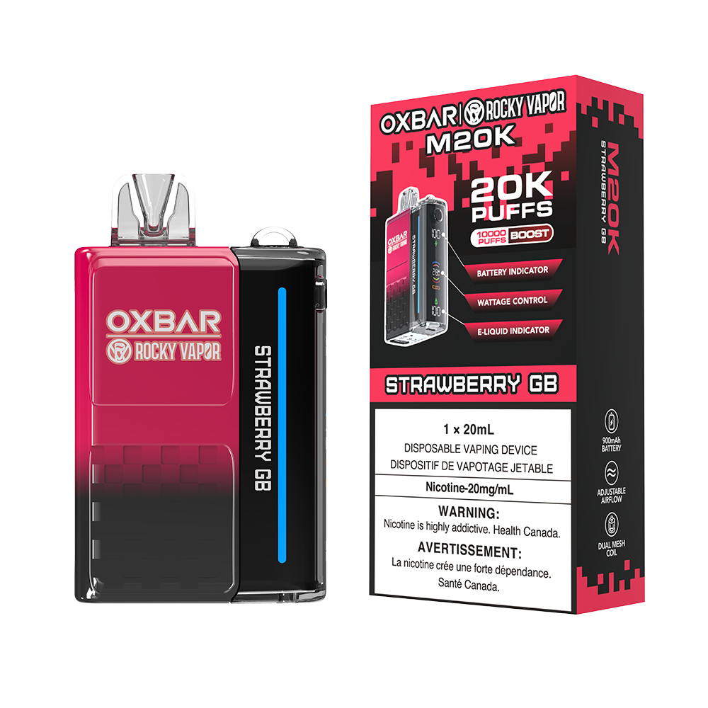 ROCKY VAPOR OXBAR M20K DISPOSABLE VAPE (ALBERTA)