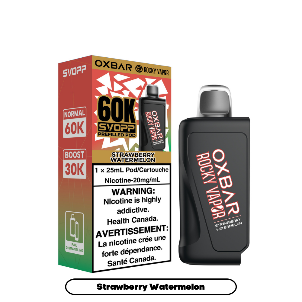 SVOPP ROCKY VAPOR OXBAR 60K POD (ALBERTA)