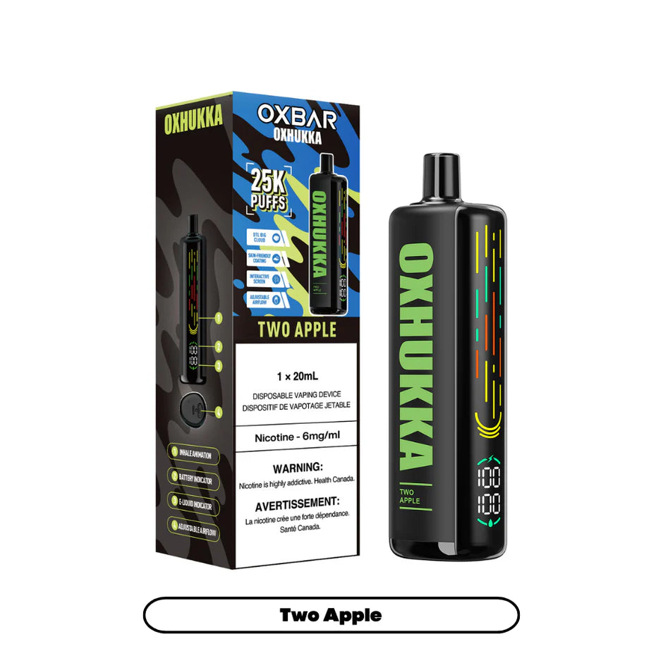 OXBAR OXHUKKA 25K DISPOSABLE VAPE (ALBERTA)