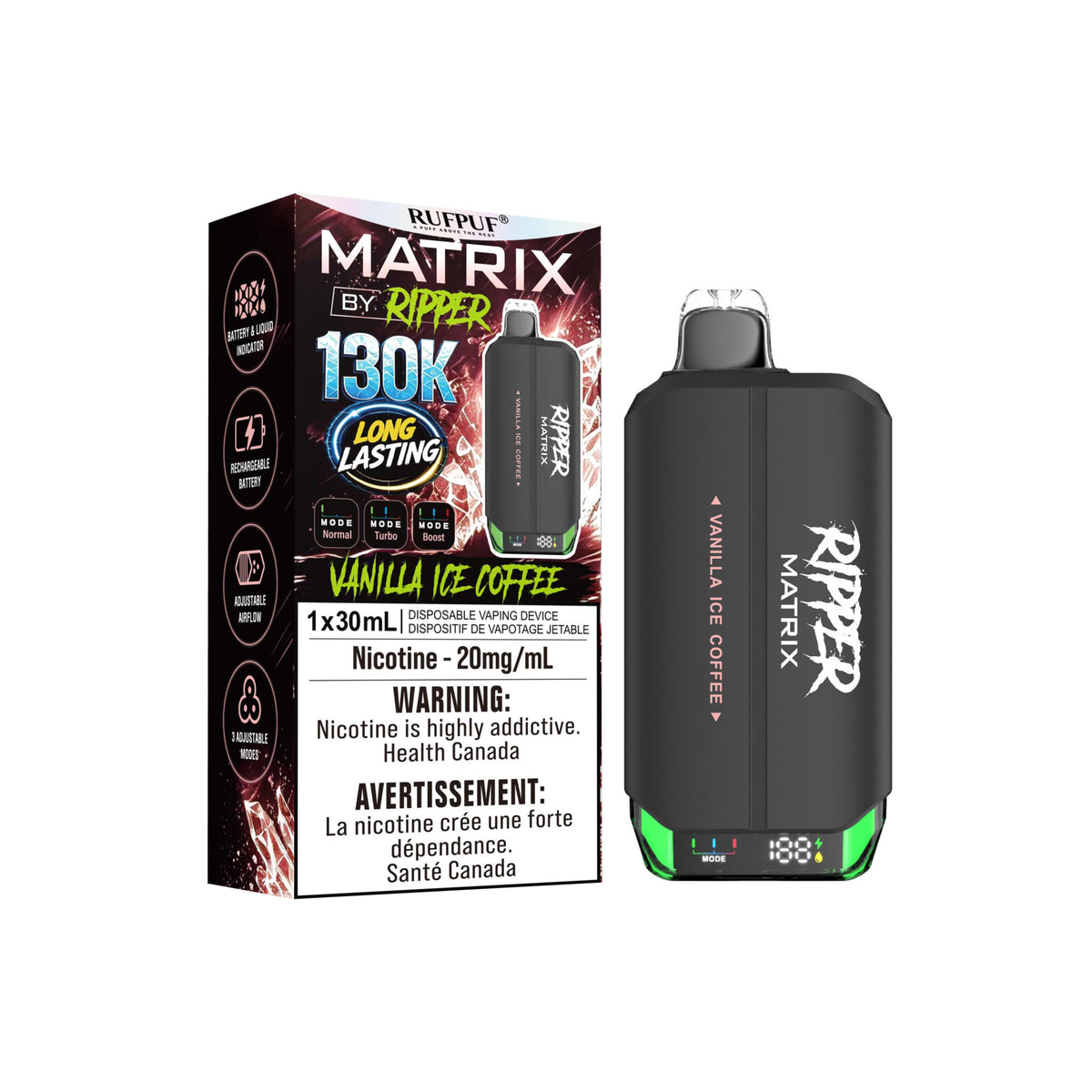 RIPPER MATRIX DISPOSABLE VAPE (ALBERTA)