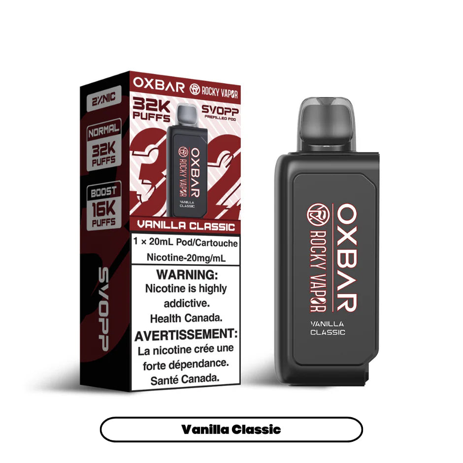 SVOPP ROCKY VAPOR OXBAR 32K POD (ALBERTA)