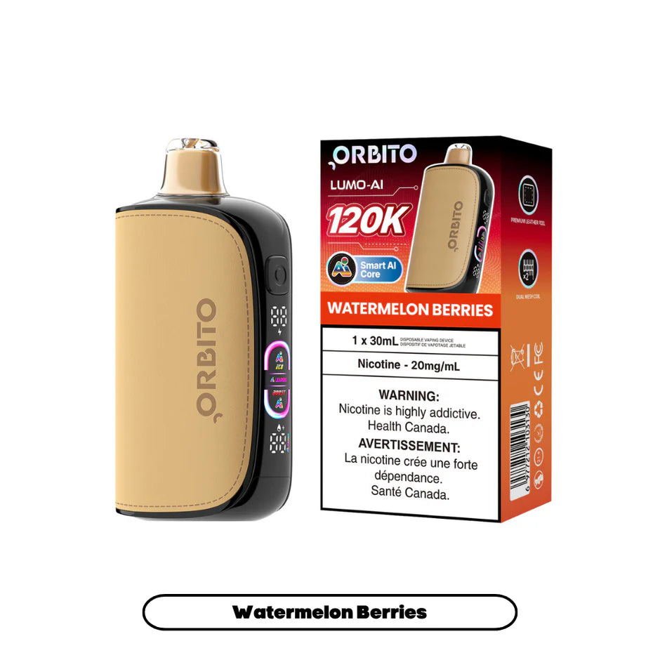 ORBITO LUMO AI 120K DISPOSABLE VAPE (ALBERTA)