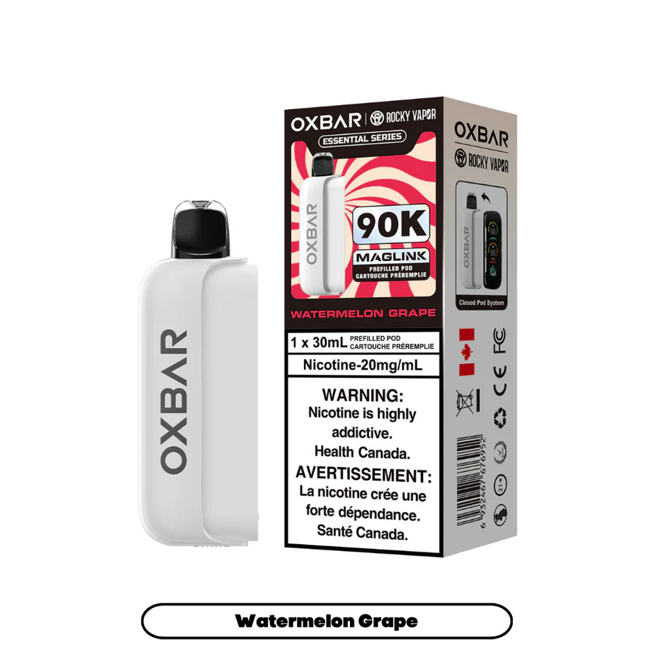 ROCKY VAPOR OXBAR MAGLINK ESSENTIAL SERIES POD (ALBERTA)