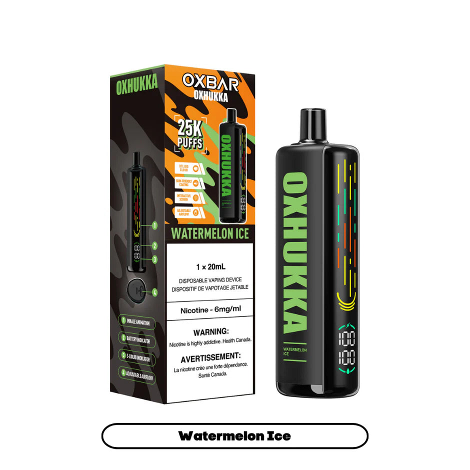 OXBAR OXHUKKA 25K DISPOSABLE VAPE (ALBERTA)