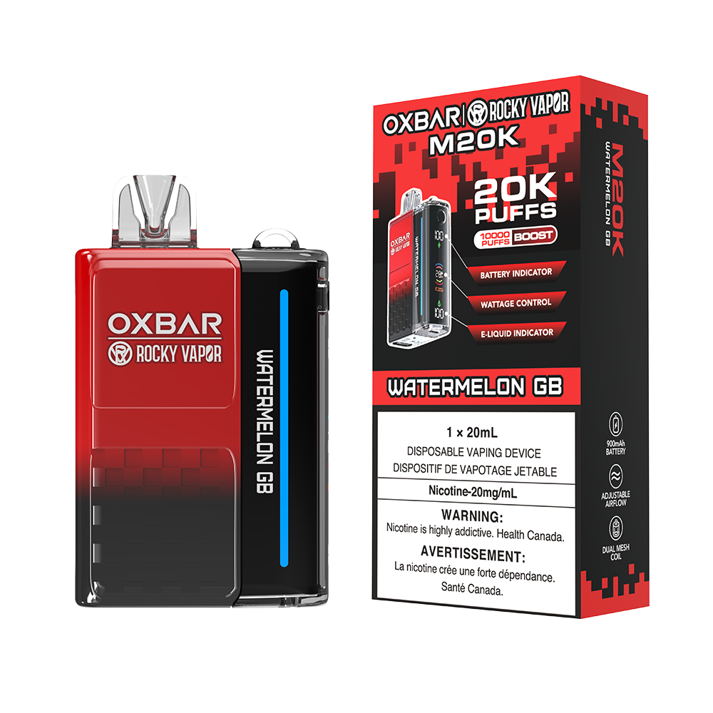 ROCKY VAPOR OXBAR M20K DISPOSABLE VAPE (ALBERTA)