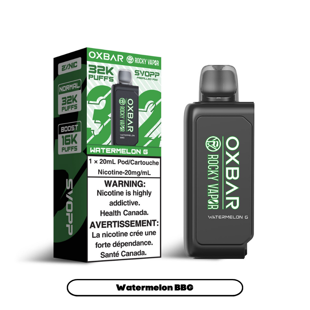 SVOPP ROCKY VAPOR OXBAR 32K POD (ALBERTA)