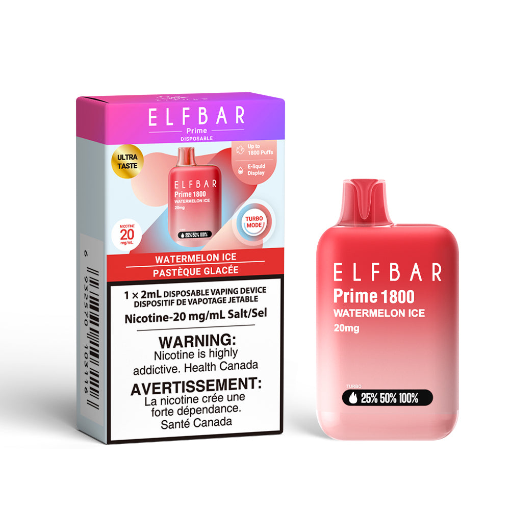 ELF BAR PRIME 1800 DISPOSABLE VAPE (ALBERTA)