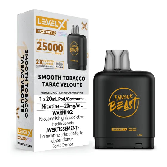 LEVEL X FLAVOUR BEAST BOOST G2 25K POD (ALBERTA)