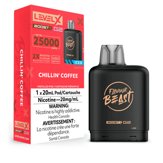 LEVEL X FLAVOUR BEAST BOOST G2 25K POD (ALBERTA)