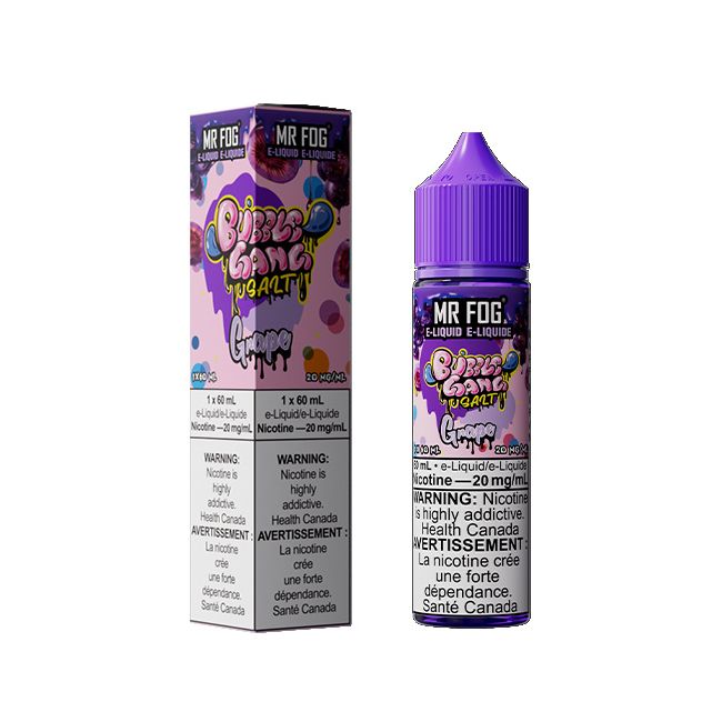 MR FOG E-LIQUID SALT BUBBLE GANG (60ML) (ALBERTA)
