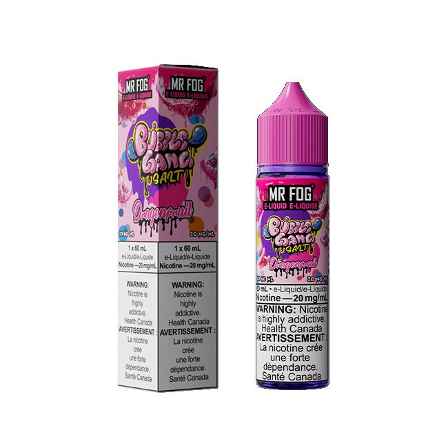 MR FOG E-LIQUID SALT BUBBLE GANG (60ML) (ALBERTA)