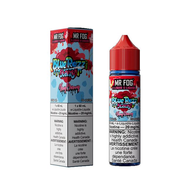 MR FOG E-LIQUID SALT BLUE RAZZ STEEZY (60ML) (ALBERTA)