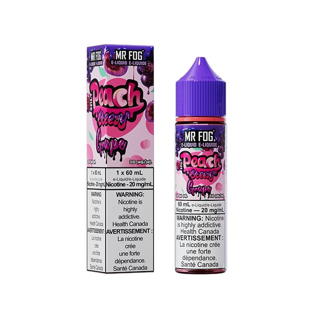 MR FOG E-LIQUID SALT PEACH STEEZY (60ML) (ALBERTA)