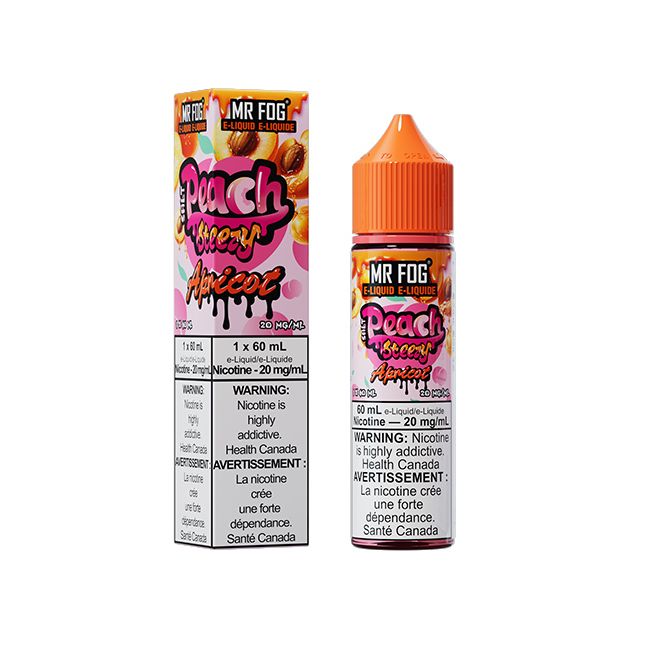 MR FOG E-LIQUID SALT PEACH STEEZY (60ML) (ALBERTA)