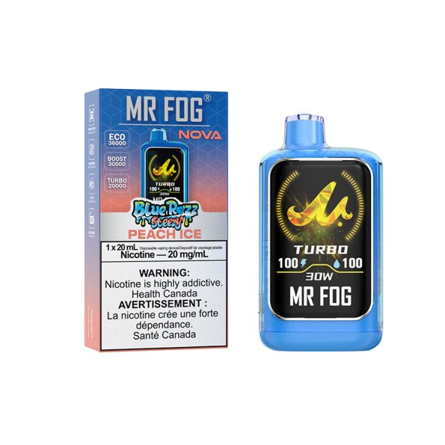 MR FOG NOVA 36K BLUE RAZZ STEEZY DISPOSABLE VAPE (ALBERTA)