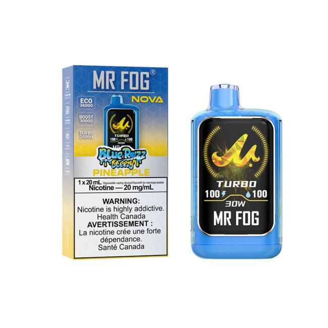 MR FOG NOVA 36K BLUE RAZZ STEEZY DISPOSABLE VAPE (ALBERTA)