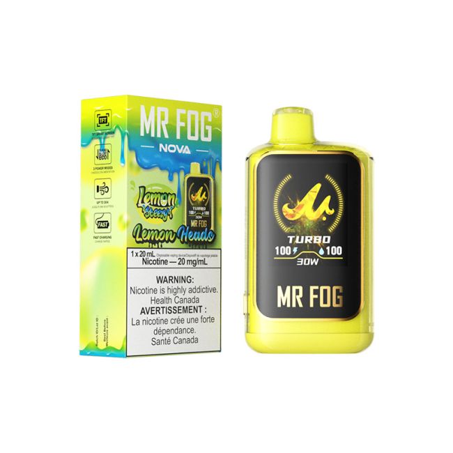 MR FOG NOVA 36K LEMON STEEZY DISPOSABLE VAPE (ALBERTA)