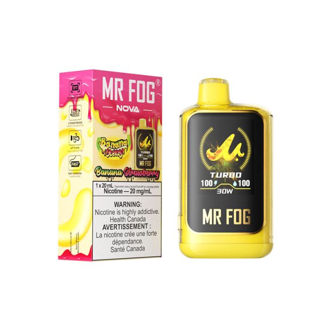 MR FOG NOVA 36K BANANA STEEZY DISPOSABLE VAPE (ALBERTA)